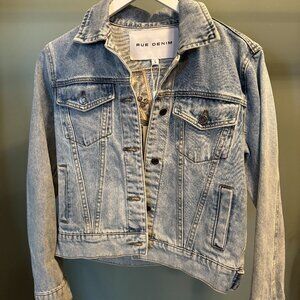 Rue De Seine Set The World On Fire Denim Jacket